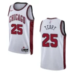 Dalen Terry City Edition Chicago Bulls 2022-23 White Swingman Jersey - 49Native