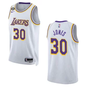 Damian Jones Association Edition Los Angeles Lakers 2022-23 White Swingman Jersey - 49Native