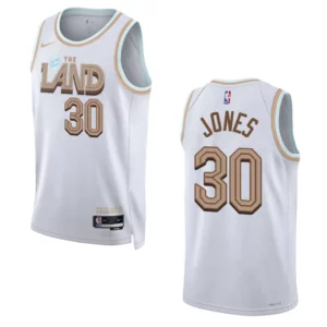 Damian Jones City Edition Cleveland Cavaliers 2022-23 White Swingman Jersey - 49Native