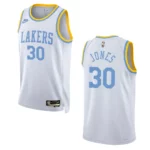 Los Angeles Lakers Damian Jones White 75 Anniversary 2022-23 Classic Edition Jersey - 49Native