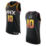 Phoenix Suns Damion Lee 2022-23 Statement Edition Black Jersey - 49Native