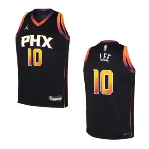 2022-23 Phoenix Suns Youth Statement Edition Damion Lee Black Jersey - 49Native