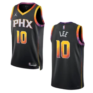 Phoenix Suns Damion Lee 2022-23 Statement Edition Black Swingman Jersey - 49Native