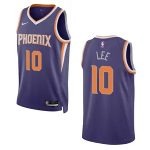 Phoenix Suns Damion Lee 2022-23 Icon Edition Purple Swingman Jersey - 49Native