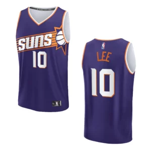 Damion Lee Statement Edition Phoenix Suns 2023-24 Purple Fastbreak Replica Jersey - 49Native