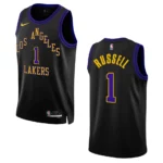 D'Angelo Russell City Edition Los Angeles Lakers 2023-24 Black Swingman Jersey - 49Native
