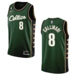 Boston Celtics Danilo Gallinari 2022-23 City Edition Dark Green Swingman Jersey - 49Native