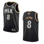Danilo Gallinari Hawks 2021 NBA Playoffs Bound Jersey Black - 49Native