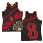 Hawks Danilo Gallinari Big Face 2.0 Swingman Jersey Black - 49Native