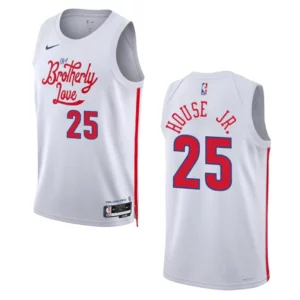 Danuel House City Edition Philadelphia 76ers 2022-23 White Swingman Jersey - 49Native