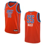 Oklahoma City Thunder 2022-23 Statement Edition Youth Darius Bazley Orange Jersey - 49Native