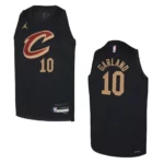 Cleveland Cavaliers 2022-23 Statement Edition Youth Darius Garland Black Jersey - 49Native
