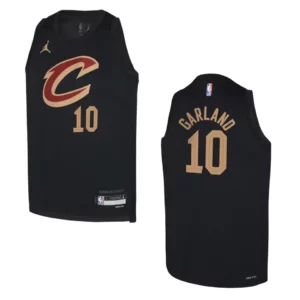 Cleveland Cavaliers 2022-23 Statement Edition Youth Darius Garland Black Jersey - 49Native