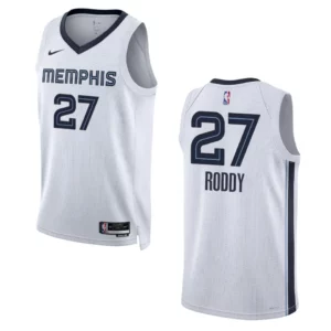 Memphis Grizzlies David Roddy 2022-23 Association Edition White Swingman Jersey - 49Native