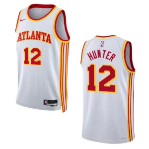Atlanta Hawks De'Andre Hunter 2022-23 Association Edition White Swingman Jersey - 49Native