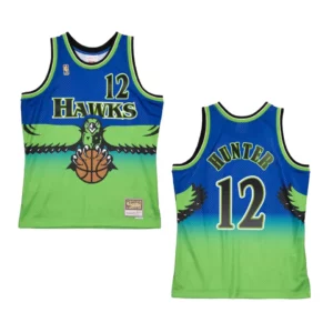 De'Andre Hunter Atlanta Hawks Reload 2.0 Hardwood Classics Jersey Blue - 49Native
