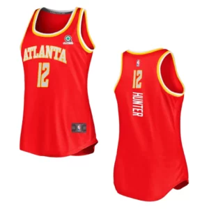 Atlanta Hawks De'Andre Hunter Women's Icon Edition Fast Break Jersey Red - 49Native