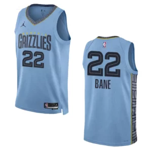 Memphis Grizzlies Desmond Bane 2022-23 Statement Edition Blue Swingman Jersey - 49Native
