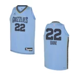 2022-23 Memphis Grizzlies Youth Statement Edition Desmond Bane Light Blue Jersey - 49Native