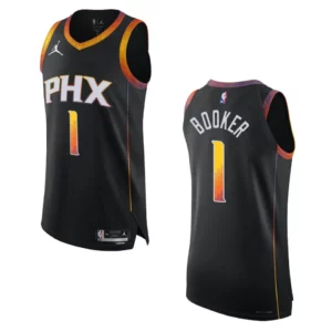 Phoenix Suns Devin Booker 2022-23 Statement Edition Black Jersey - 49Native