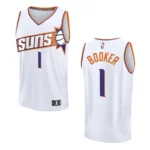 Devin Booker Association Edition Phoenix Suns 2023-24 White Fastbreak Replica Jersey - 49Native