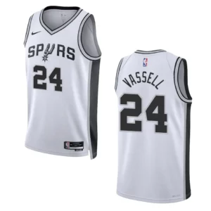 Devin Vassell Association Edition San Antonio Spurs 2022-23 White Swingman Jersey - 49Native
