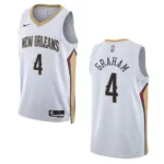 New Orleans Pelicans Devonte' Graham 2022-23 Association Edition White Swingman Jersey - 49Native