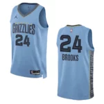 Memphis Grizzlies Dillon Brooks 2022-23 Statement Edition Blue Swingman Jersey - 49Native