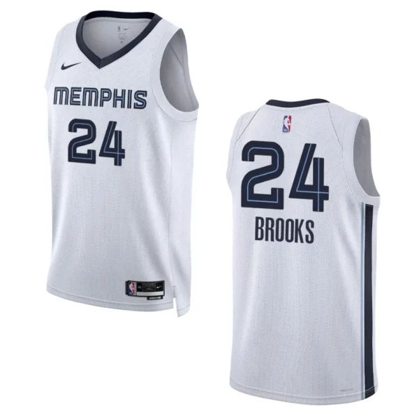 Memphis Grizzlies Dillon Brooks 2022-23 Association Edition White Swingman Jersey - 49Native