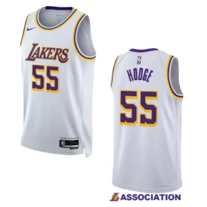 D'Moi Hodge Association Edition Los Angeles Lakers 2022-23 White Swingman Jersey - 49Native