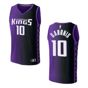 Domantas Sabonis Statement Edition Sacramento Kings 2023-24 Purple Fastbreak Replica Jersey - 49Native