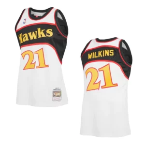 Dominique Wilkins Atlanta Hawks Reload 2.0 Hardwood Classics Jersey White - 49Native