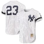 Don Mattingly New York Yankees Mitchell & Ness Cooperstown Collection Jersey - White - 49Native