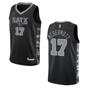 2022-23 San Antonio Spurs Youth Statement Edition Doug McDermott Black Jersey - 49Native