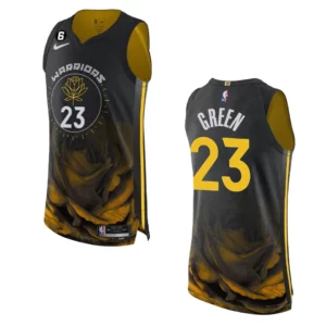 Golden State Warriors Draymond Green 2022-23 City Edition Black Authentic Jersey - 49Native