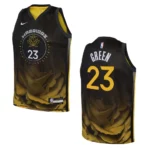 Youth Golden State Warriors 2022-23 City Edition Draymond Green Black Jersey - 49Native