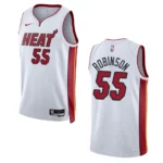 Miami Heat Duncan Robinson 2022-23 Association Edition White Swingman Jersey - 49Native