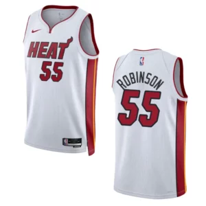 Miami Heat Duncan Robinson 2022-23 Association Edition White Swingman Jersey - 49Native
