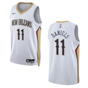 New Orleans Pelicans Dyson Daniels 2022-23 Association Edition White Swingman Jersey - 49Native