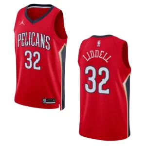 E.J. Liddell Statement Edition New Orleans Pelicans 2022-23 Red Swingman Jersey - 49Native