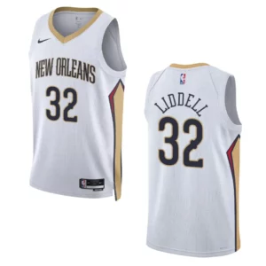 New Orleans Pelicans E.J. Liddell 2022-23 Association Edition White Swingman Jersey - 49Native