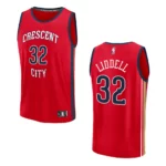 E.J. Liddell Statement Edition New Orleans Pelicans 2023-24 Red Fastbreak Replica Jersey - 49Native