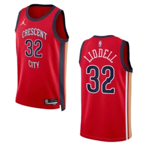 E.J. Liddell Statement Edition New Orleans Pelicans 2023-24 Red Swingman Jersey - 49Native