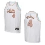 Cleveland Cavaliers 2022-23 City Edition Youth Evan Mobley White Jersey - 49Native
