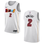 Gabe Vincent City Edition Miami Heat 2022-23 White Swingman Jersey - 49Native