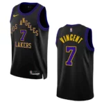 Gabe Vincent City Edition Los Angeles Lakers 2023-24 Black Swingman Jersey - 49Native