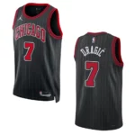 Chicago Bulls Goran Dragic 2022-23 Statement Edition Black Swingman Jersey - 49Native