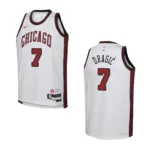 2022-23 Chicago Bulls Youth City Edition Goran Dragic White Jersey - 49Native