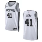 Gorgui Dieng Association Edition San Antonio Spurs 2022-23 White Swingman Jersey - 49Native