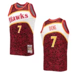 Gorgui Dieng Atlanta Hawks Wildlife Hardwood Classics Jersey Red - 49Native